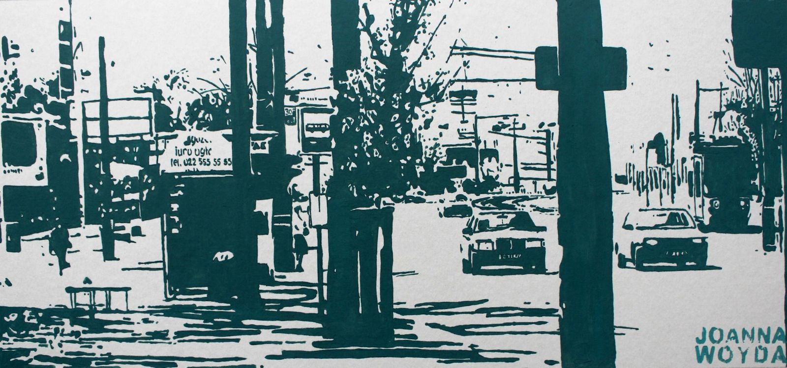 Joanna Woydawarsaw 4, Contemporary Acrylic Painting, Xxi Century2013
