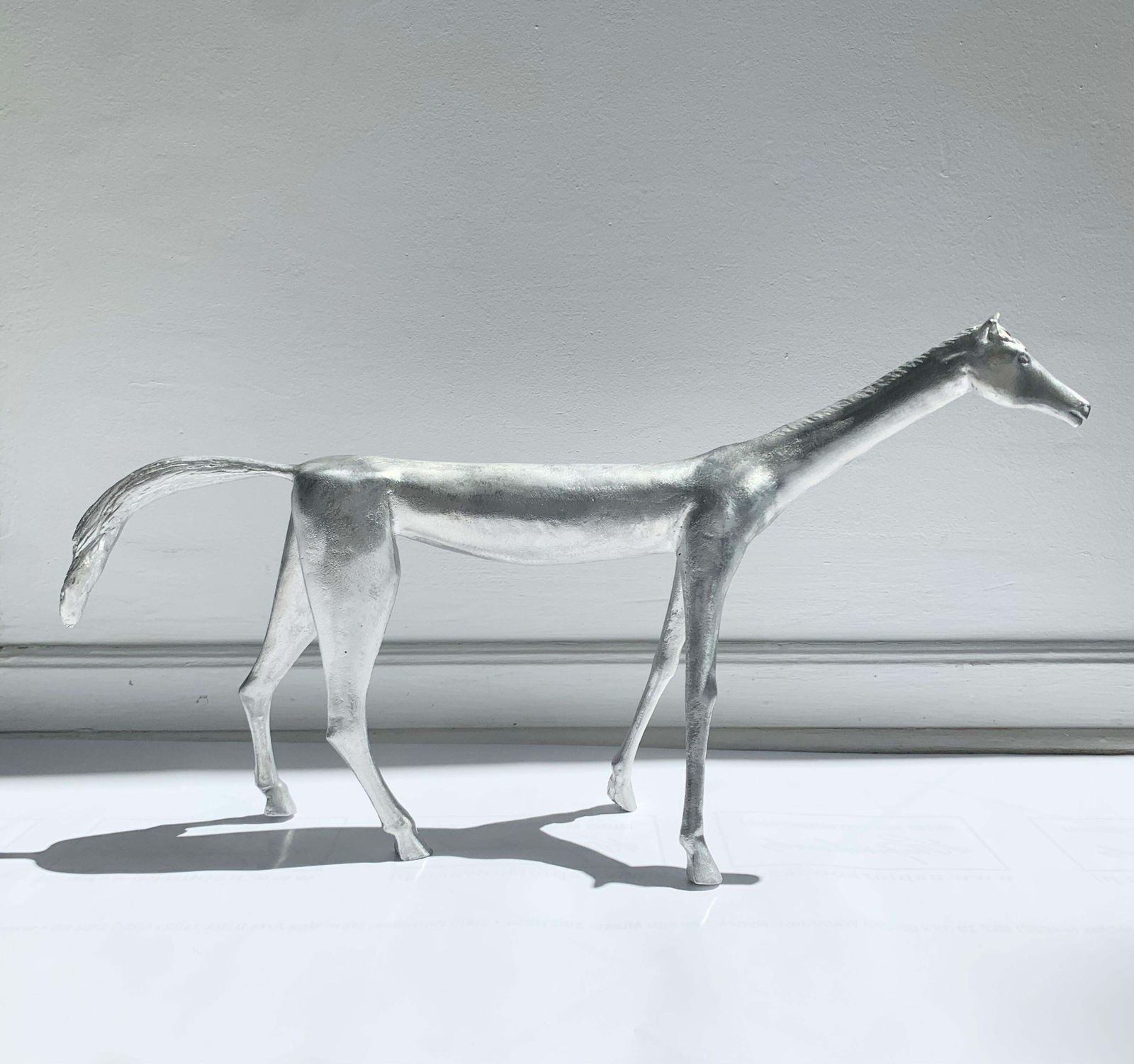 Antonio Giancaterinoa Horse. Contemporary Aluminium Sculpture, Animal, Italian Artistca. 2019 photo vinterior
