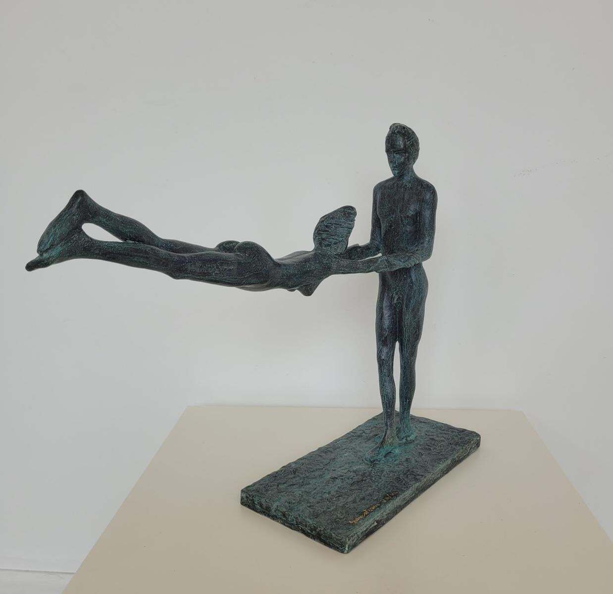Antonio Giancaterinolovers. Contemporary Bronze Sculpture, Limited Edition, Italian Artistca. 2020 photo vinterior