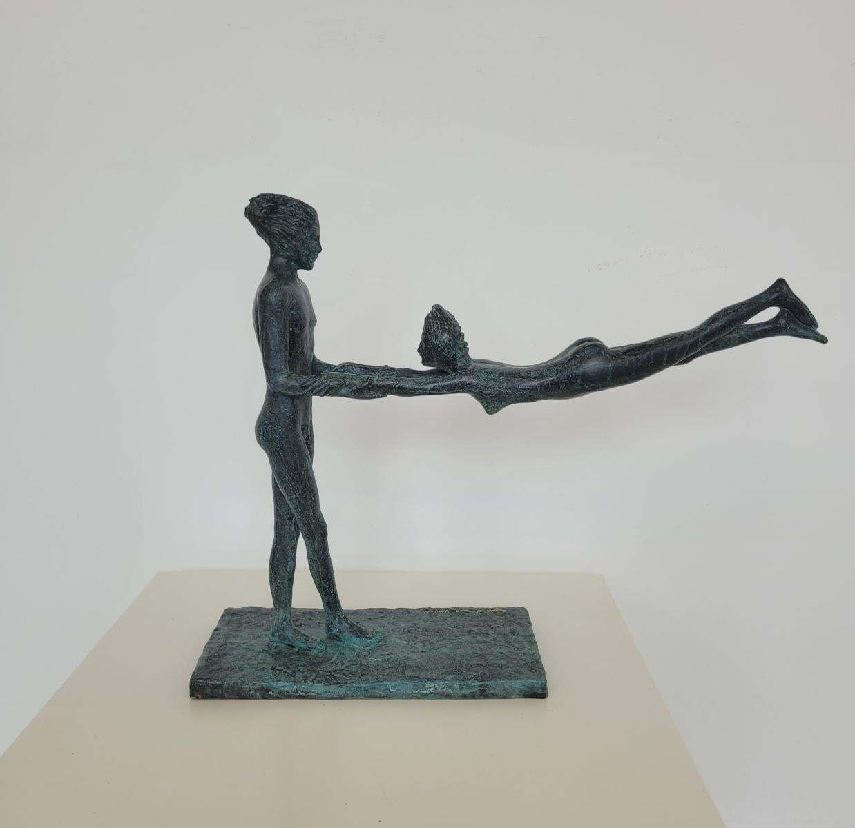 photo furniture Antonio Giancaterinolovers. Contemporary Bronze Sculpture, Limited Edition, Italian Artistca. 2020
