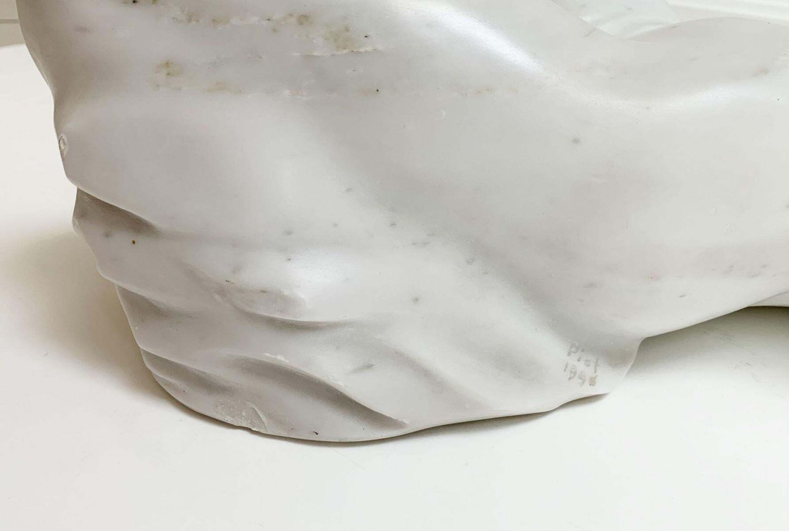 Ryszard Piotrowskinude   Xxi Century, Contemporary Figurative Marble Sculpture, Classical, Realism1996 photo vintage