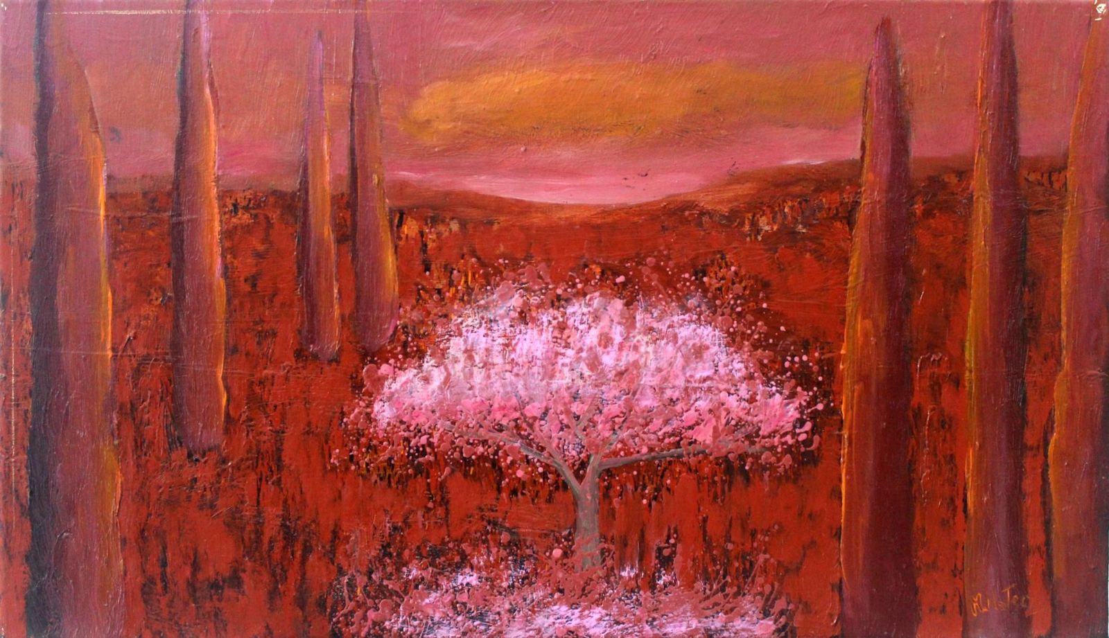 Magdalena Nałęczchildhood Gardens X Xxi Century, Figurative Oil Paintings, Colourful, Landscape2016