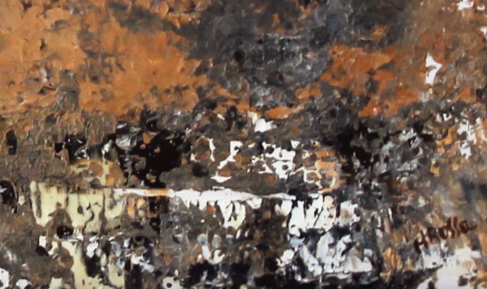 Monika Rossalandscape   Xxi Century, Contemporary Oil & Acrylic Painting, Abstraction2018 photo for sale