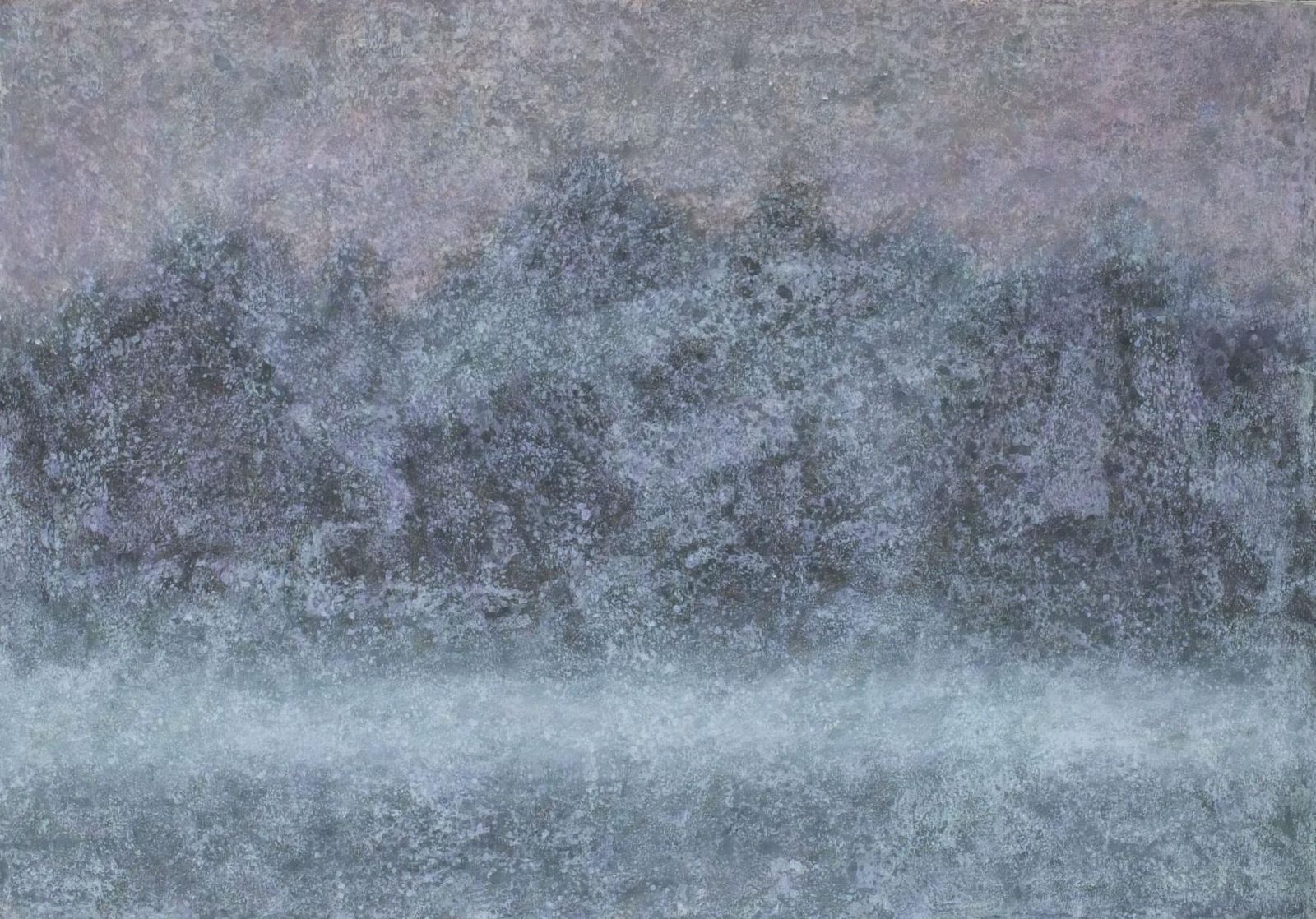 Tomek Mistakhorizon Melting. Contemporary Landscape Painting, Acrylic, Abstract, Polish Art2019