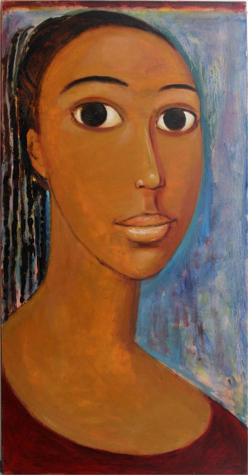 Marlena Nizioportrait   Xxi Century, Afro American  Oil Figurative Painting, Unknown