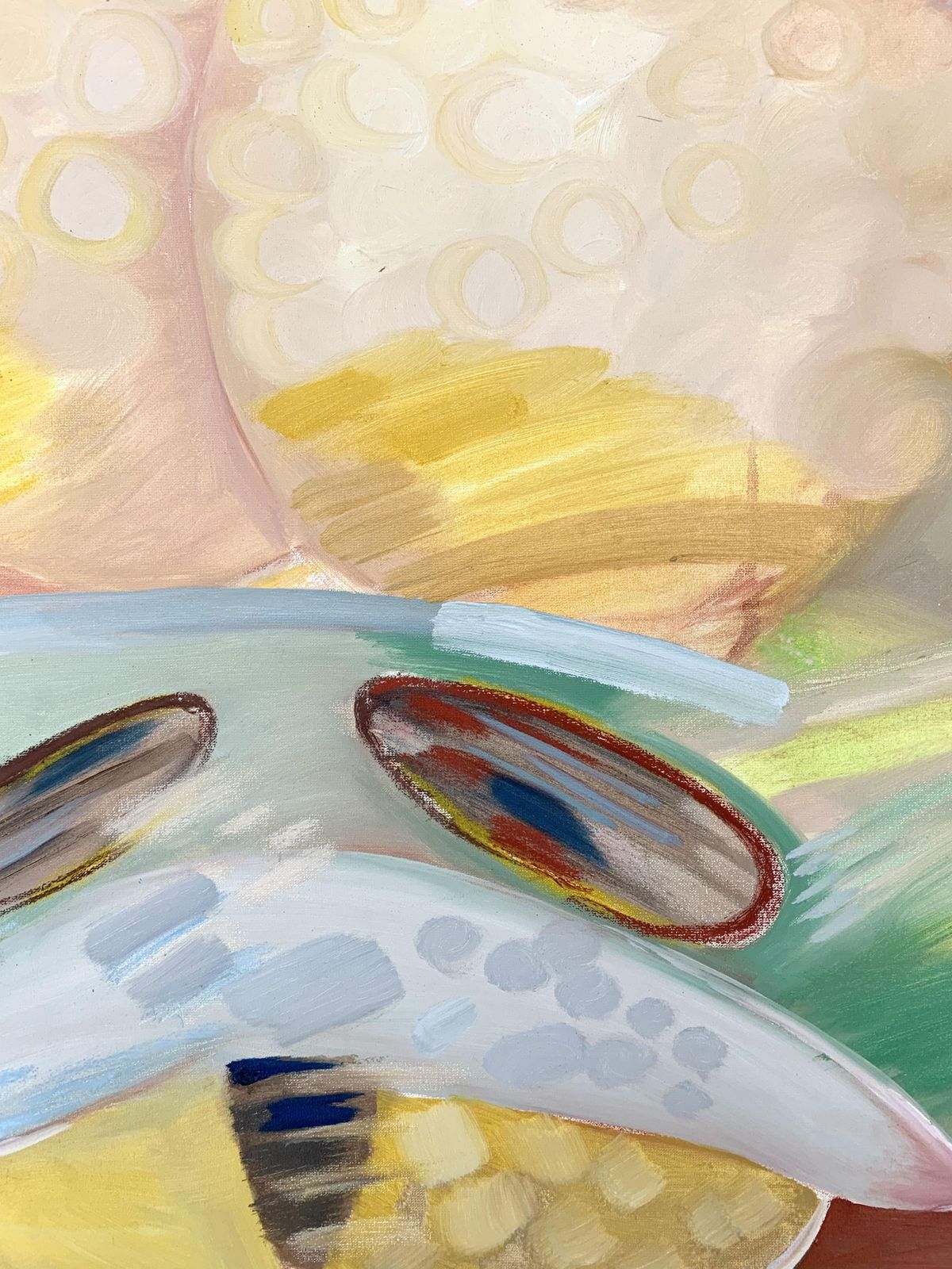 Dana Buchelinsectum   Xxi Century, Oil Colourful Painting, Insects, Abstraction2012 photo 1020.0
