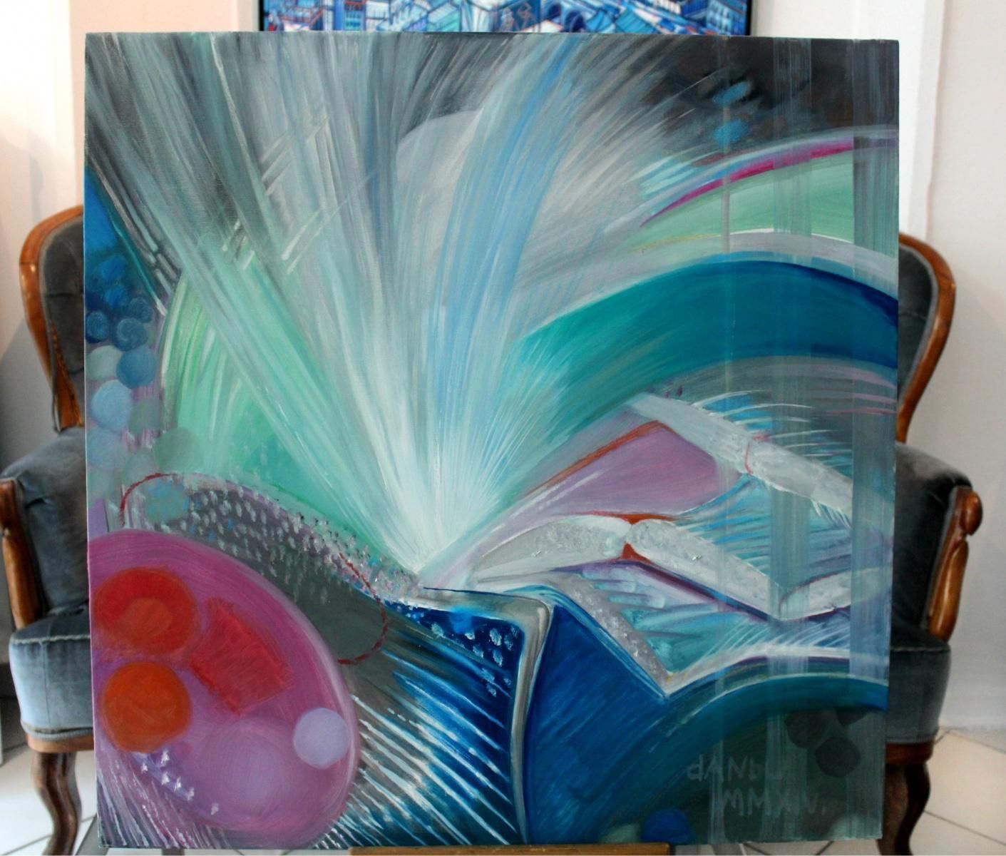 Dana Buchelinsektum   Xxi Century, Oil Colourful Painting, Abstraction2014 photo 1020.0