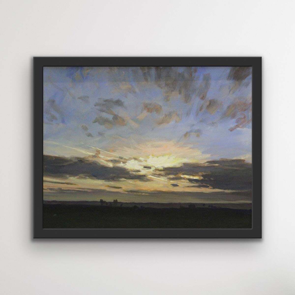 Janusz Szpytsunset   Xxi Century, Contemporary Landscape Oil Painting, Realistic2015 photo furniture