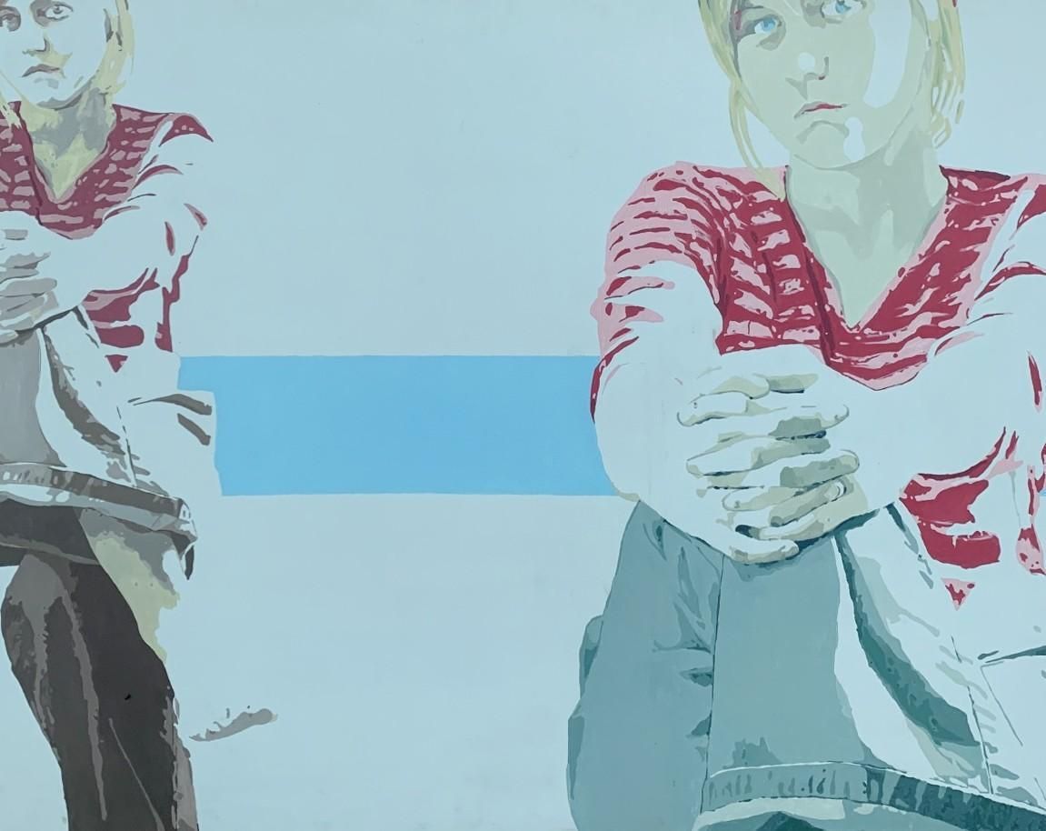 Joanna Woydaportrait   Xxi Century, Contemporary Figurative Acrylic Painting, Minimalism2005 photo buy
