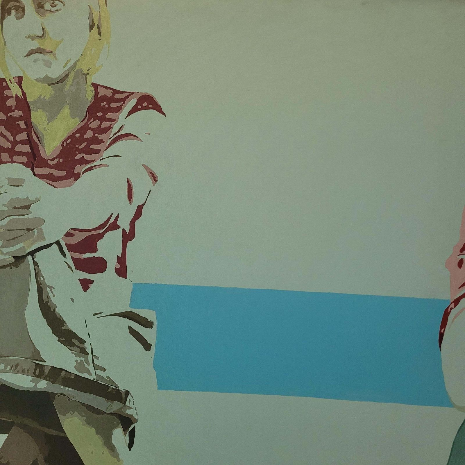 photo vinterior Joanna Woydaportrait   Xxi Century, Contemporary Figurative Acrylic Painting, Minimalism2005