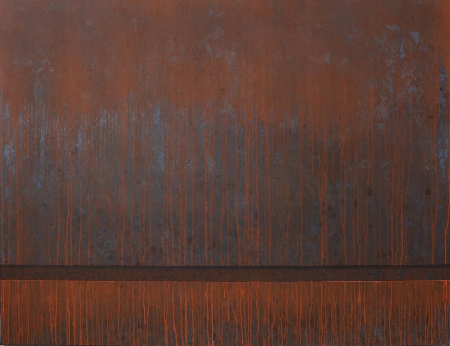 Tomek Mistakcorten... Acrylic Painting, Industrial Monochromatic Abstraction, Polish Art2015