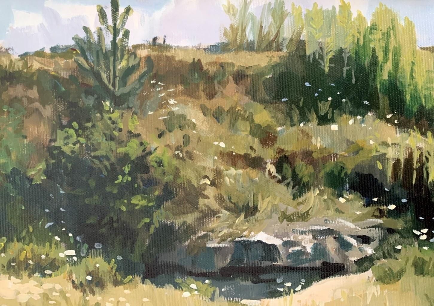 Janusz Szpytroztocze   Contemporary Landscape Oil Painting, Realism, Polish Art2020 photo for sale