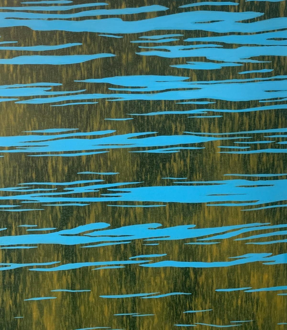 Tomek Mistaknoise 2.10. Contemporary Landscape Painting, Acrylic, Abstract, Polish Art2023 photo for sale