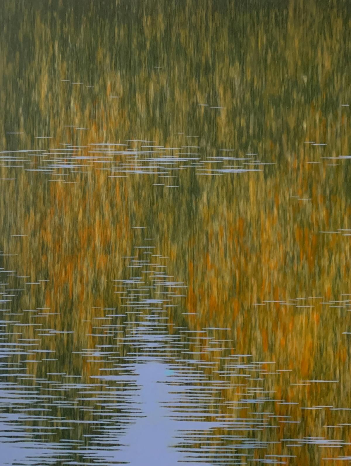 Tomek Mistaknoise. Acrylics Painting, Waterscape & Abstract, Green & Blue, Polish Artist2024 photo Art