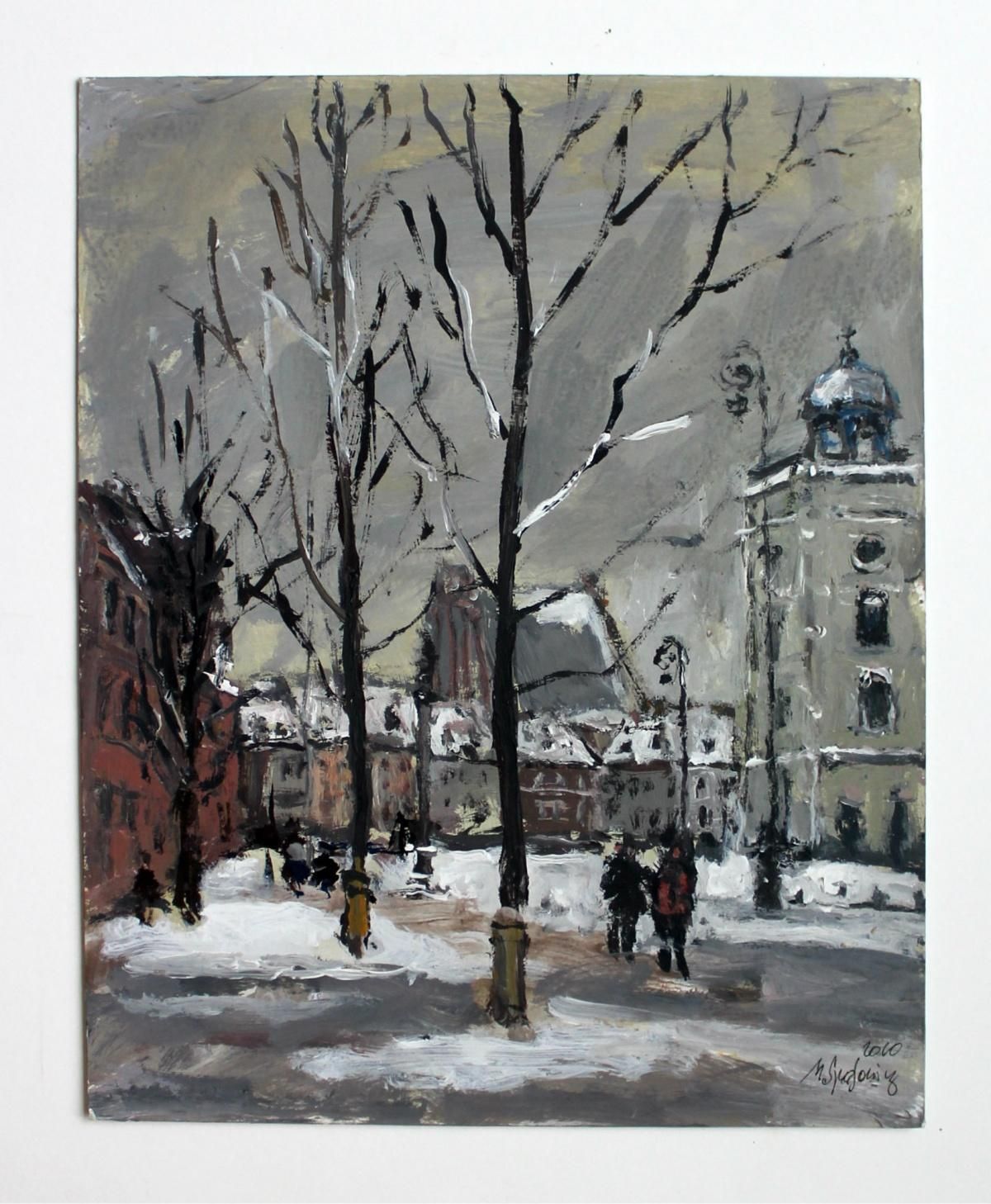 Magdalena Spasowiczwarsaw Krakowskie Przedmieście   Oil Painting, Figurative, Landscape, Muted2010 photo furniture
