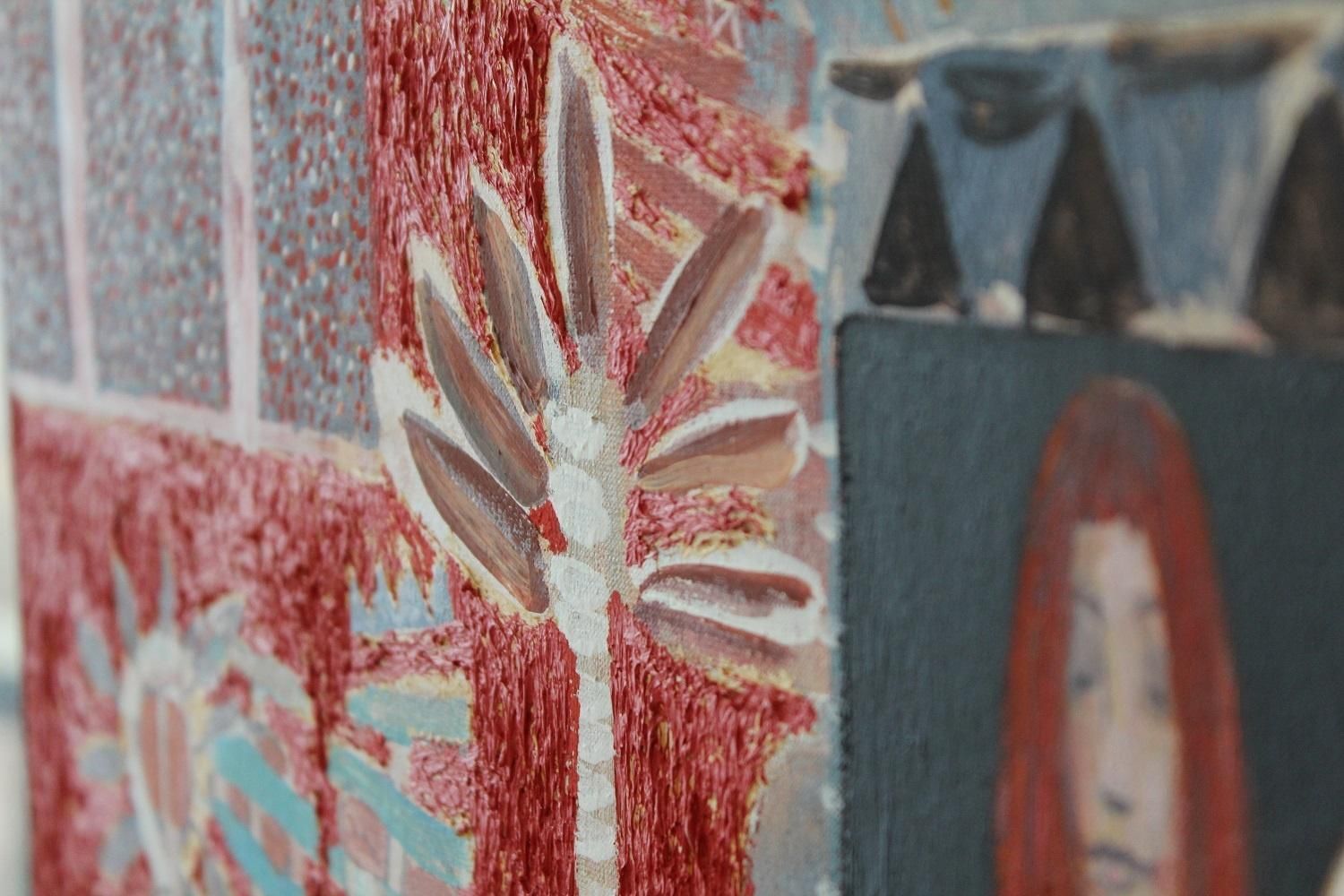 Michal Sikorskianna   Xxi Century, Contemporary Abstract, Figurative Acrylic Painting, Textured2007 photo Art