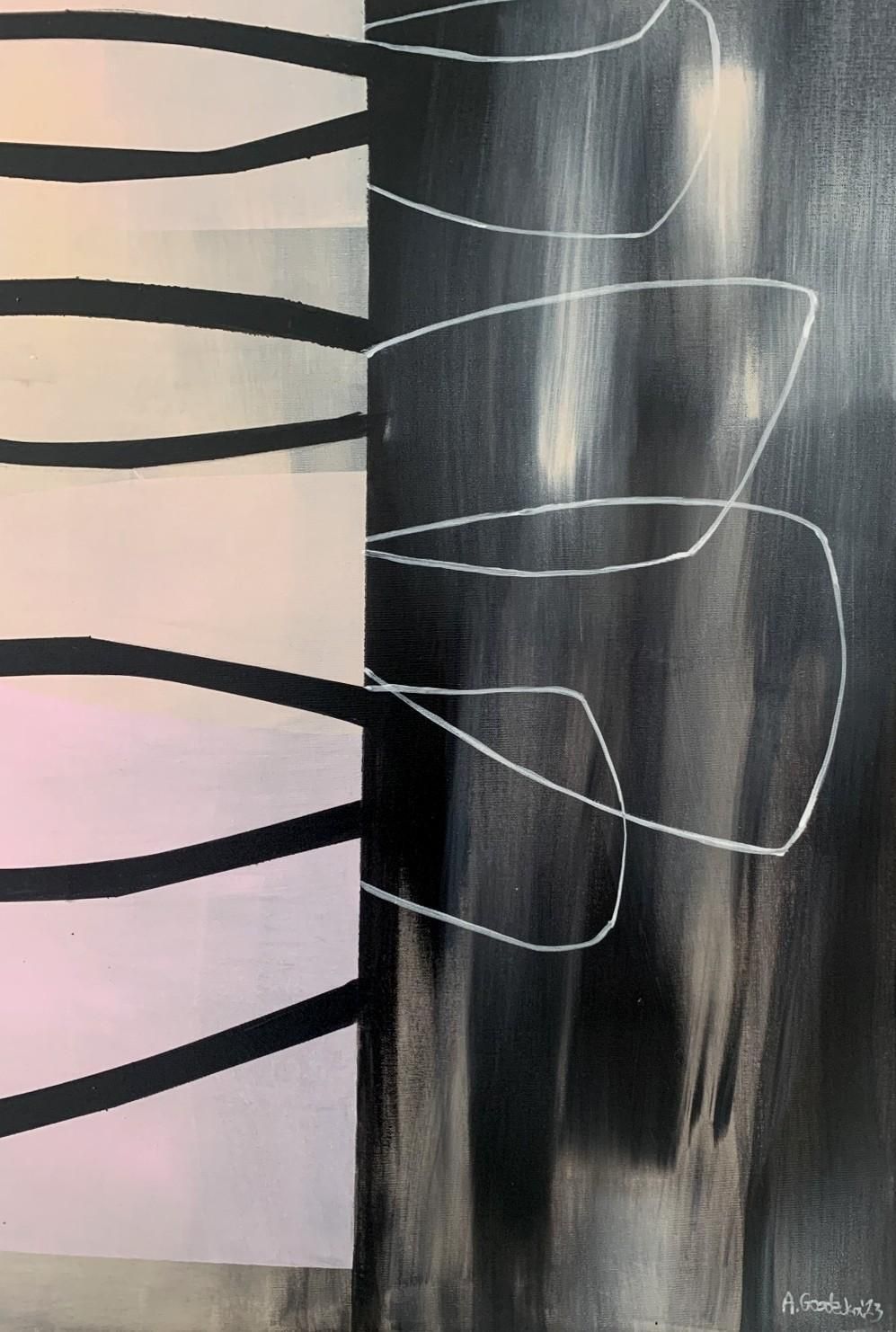 Anna Masiul Gozdeckareshape 1   Contemporary Abstract Painting Acrylics, Polish Artist2022 photo for sale