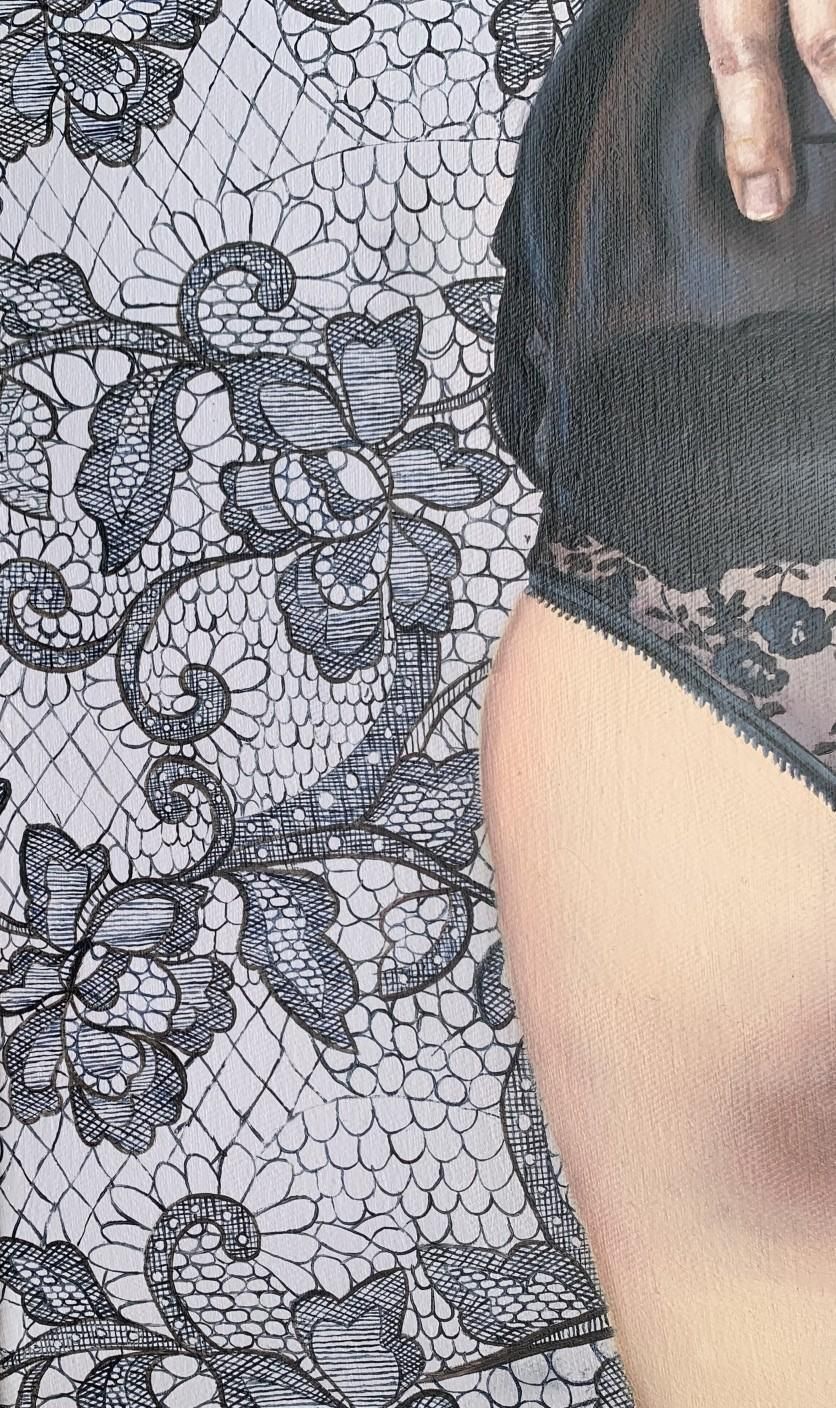 Aleksandra Kaliszso What Now?   Polish Young Art, Realism, Photorealistic Oil Painting, Woman2019 photo Art