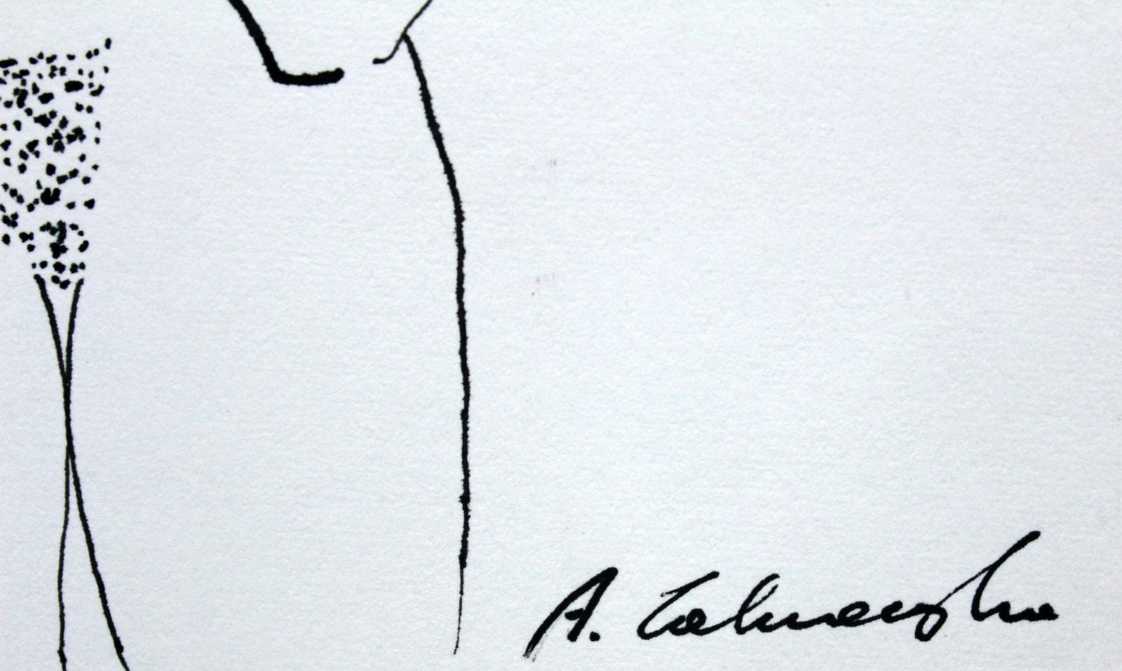 Agnieszka Zakrzewskauntitled   Xxi Century, Contemporary Figurative Ink Drawing, Female Nude2011 photo for sale