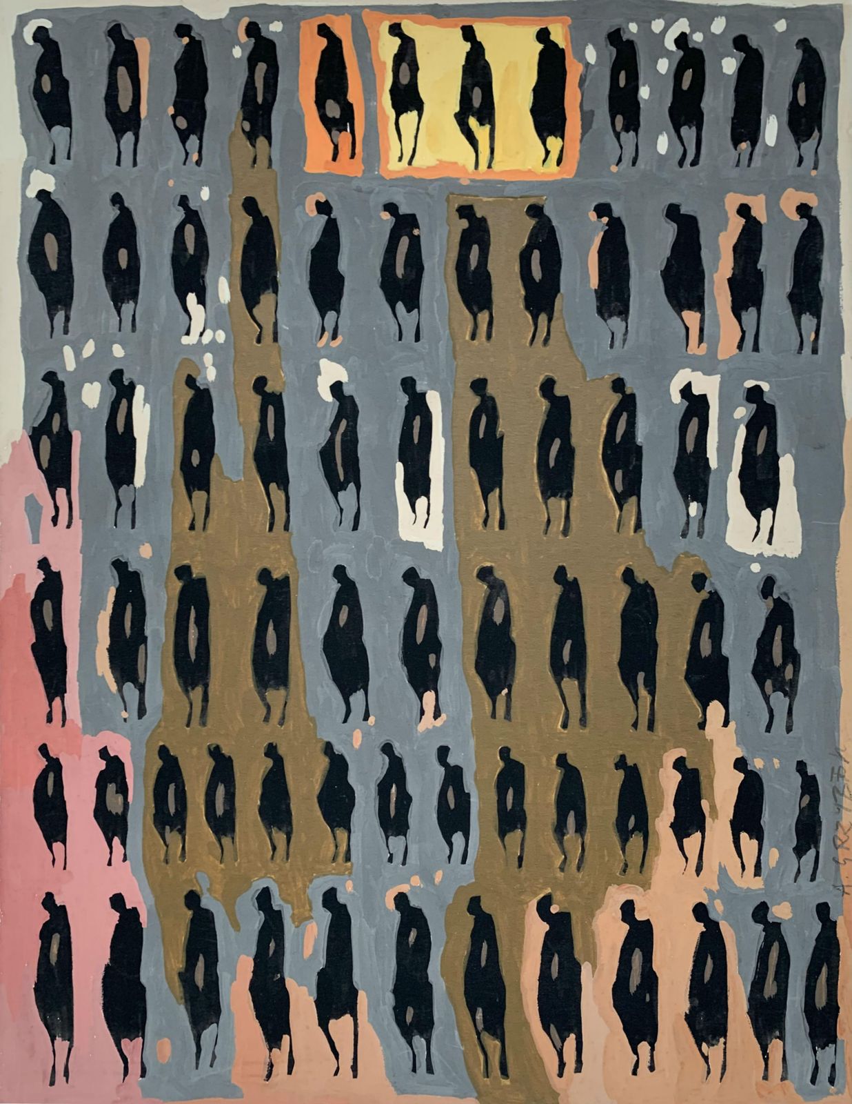Aleksander Grzybekuntitled   Xxi Century, Gouache Painting, Figurative, Portraitca. 2005