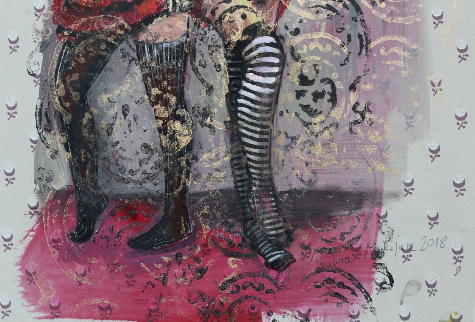 Paulina Maksjansisters   Xxi Century, Contemporary Figurative Drawing, Women2018 photo Art
