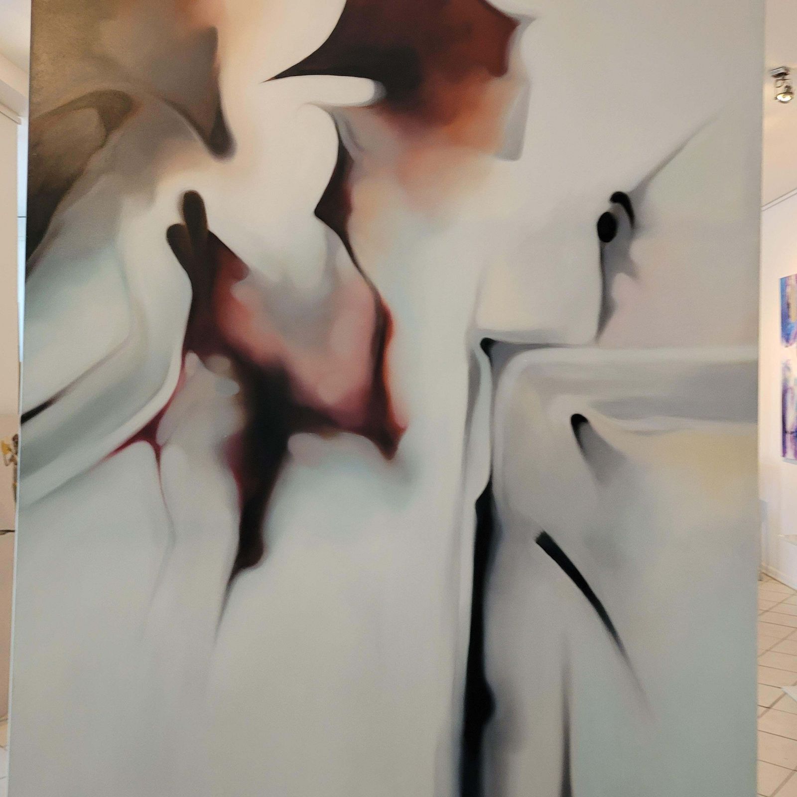 photo furniture Klaudia Latauntitled. Contemporary Oil Abstract Painting By Polish Young Artist, Big Format2023