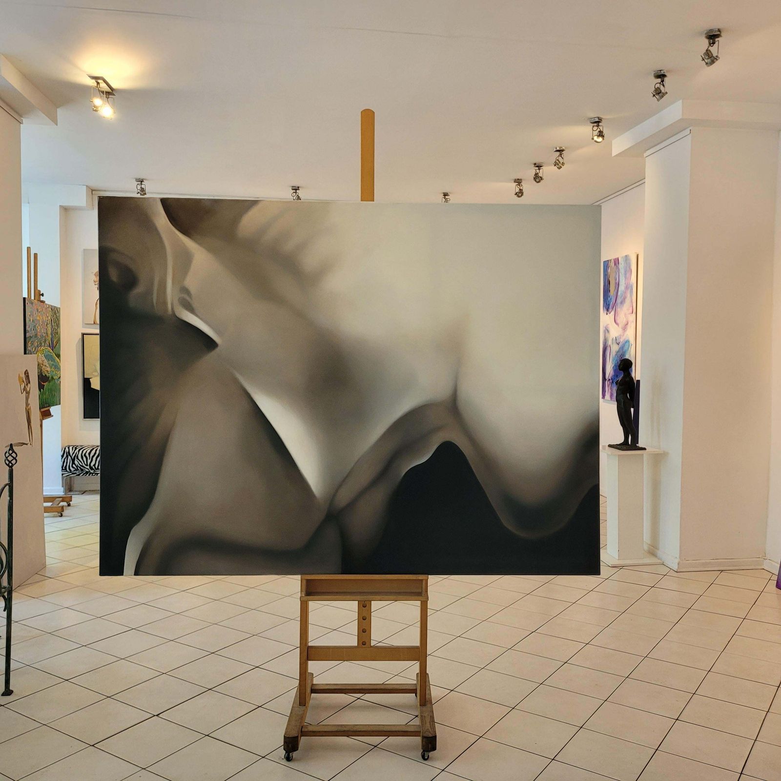 Klaudia Latauntitled. Abstract Oil On Canvas Painting, Big Scale, Polish Artist2021 photo 3403.0