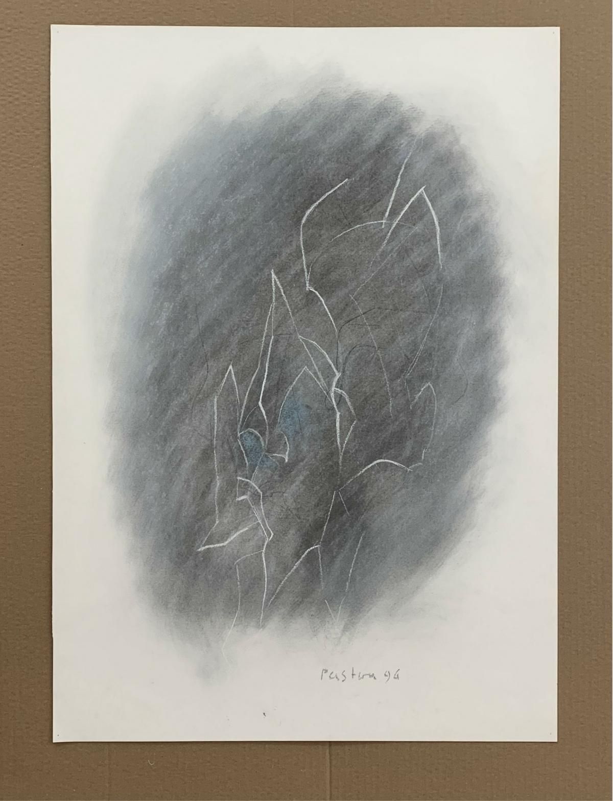 Antoni Janusz Pastwauntitled   Contemporary Mixed Media Drawing, Figurative, Monochromatic1996 photo furniture