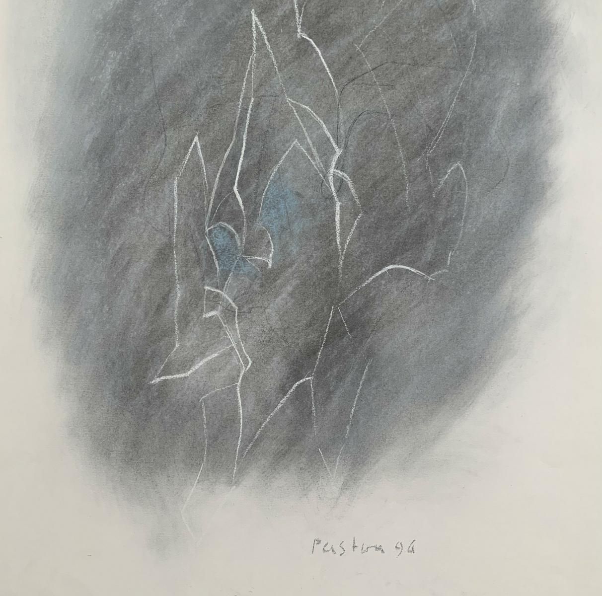 Antoni Janusz Pastwauntitled   Contemporary Mixed Media Drawing, Figurative, Monochromatic1996 photo for sale