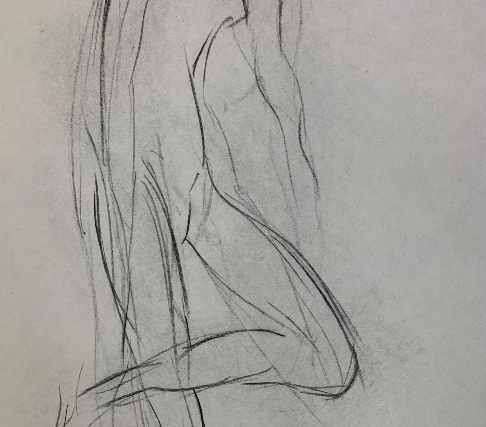 photo for sale Antoni Janusz Pastwauntitled   Contemporary Pencil Drawing, Figurative, Minimalistic, Black & White1992