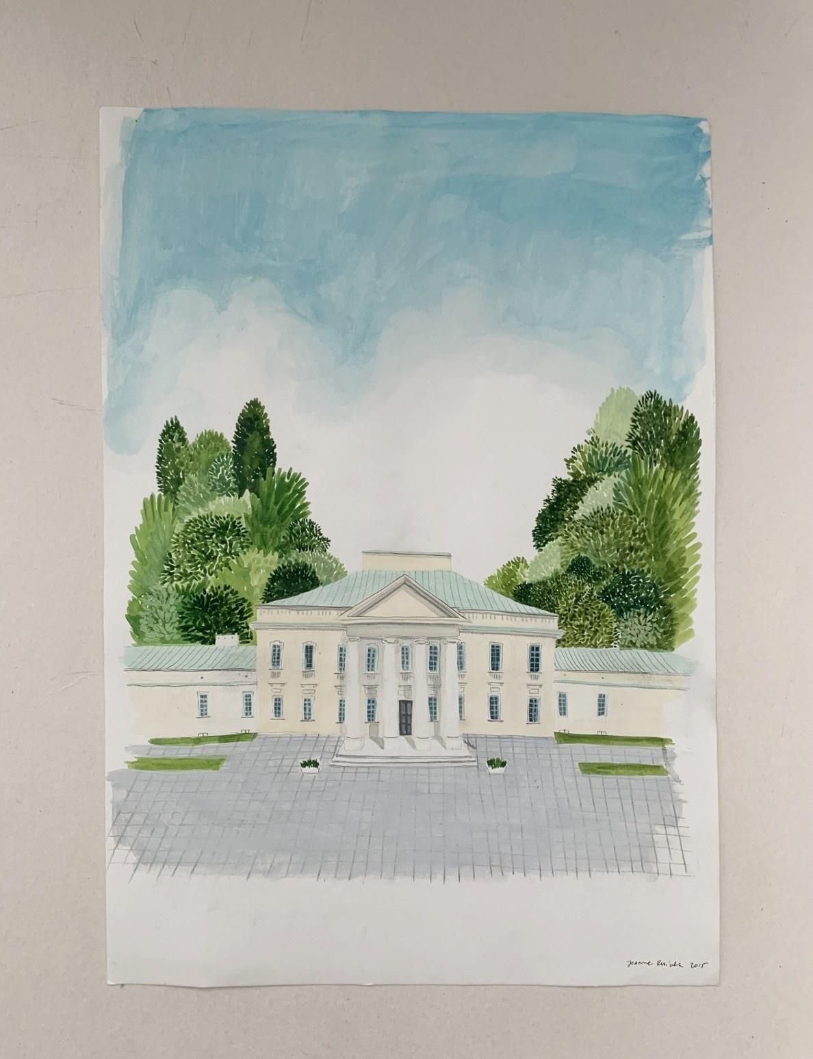 Joanna Rusinekbelvedere For Children   Book Illustration, Polish Artist, Watercolor Painting2015 photo furniture