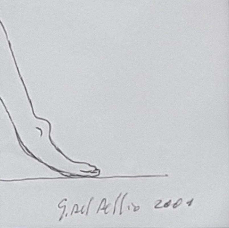 Giuseppe Del Debbionude   Xxi Century, Contemporary Figurative Drawing, Nude, Black And White2001 photo furniture