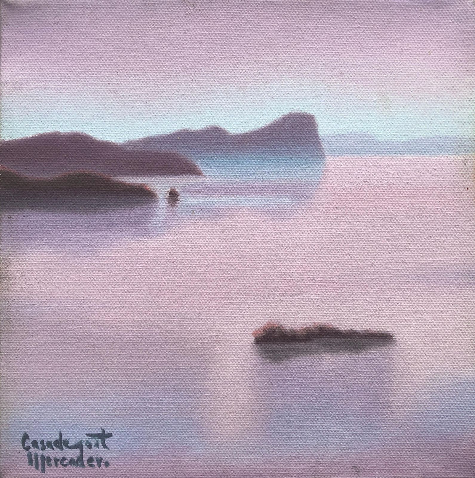Francesc Casademont Mercader Mallorca Seascape Oil On Canvas Painting Spain 2011