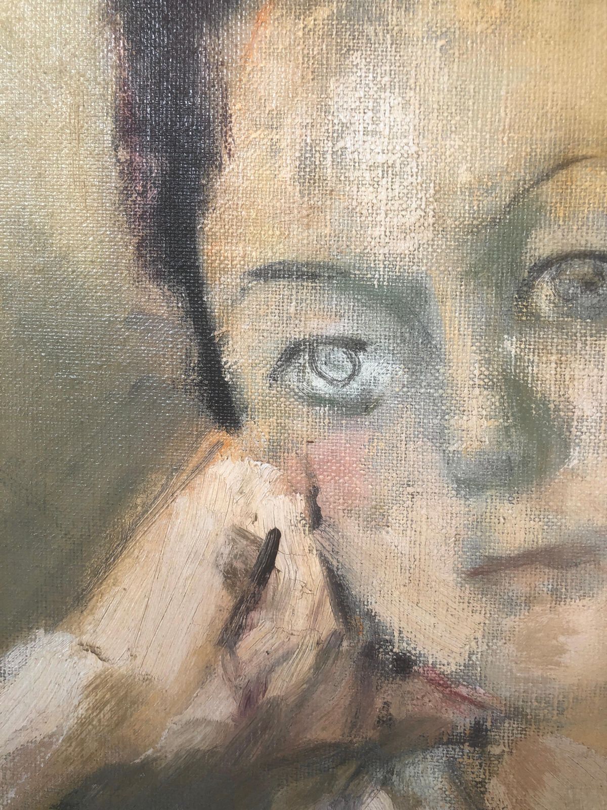 Ignasi Mundó French Fauvist Portrait Of Woman In White Dress Catalan Modernist Oil Painting 1945 photo 850.0