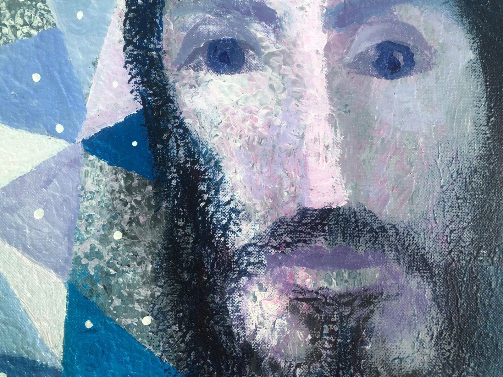 Ramon Llovet Miserol – Symbolistisch Dubbelportret Van Man En Vrouw, Modern Spaans Figuratief Olieschilderij Met Surrealistische Compositie, 1977 photo for sale