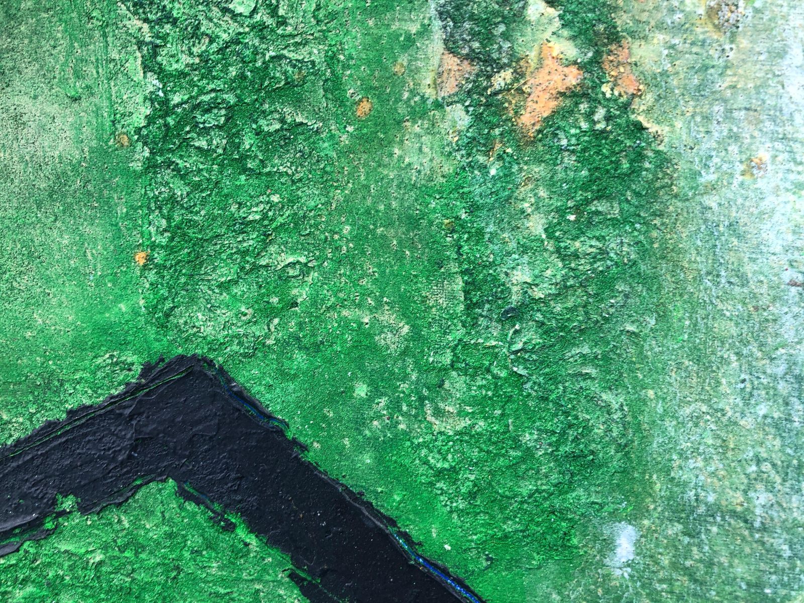Deyan Valkov Untitled Abstract Painting Mixed Media On Canvas 2002 photo vinterior