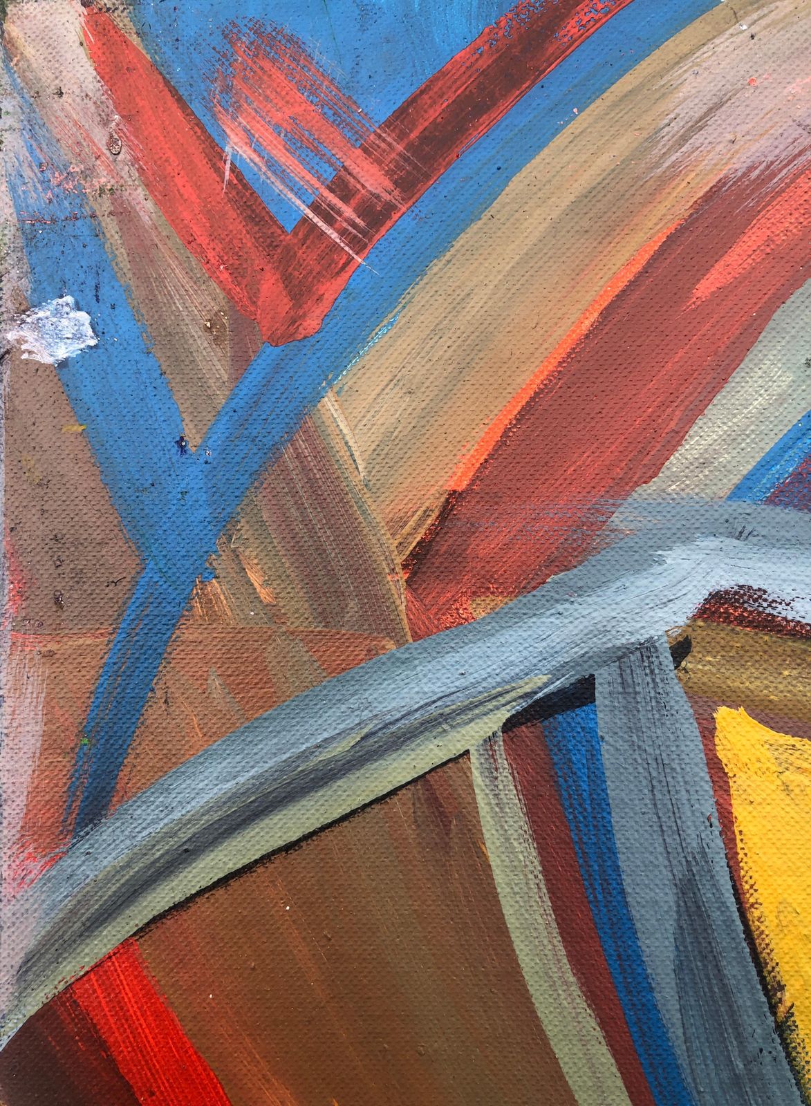 Deyan Valkov Untitled Oil On Canvas Painting Abstract Expressionism 2002 photo for sale