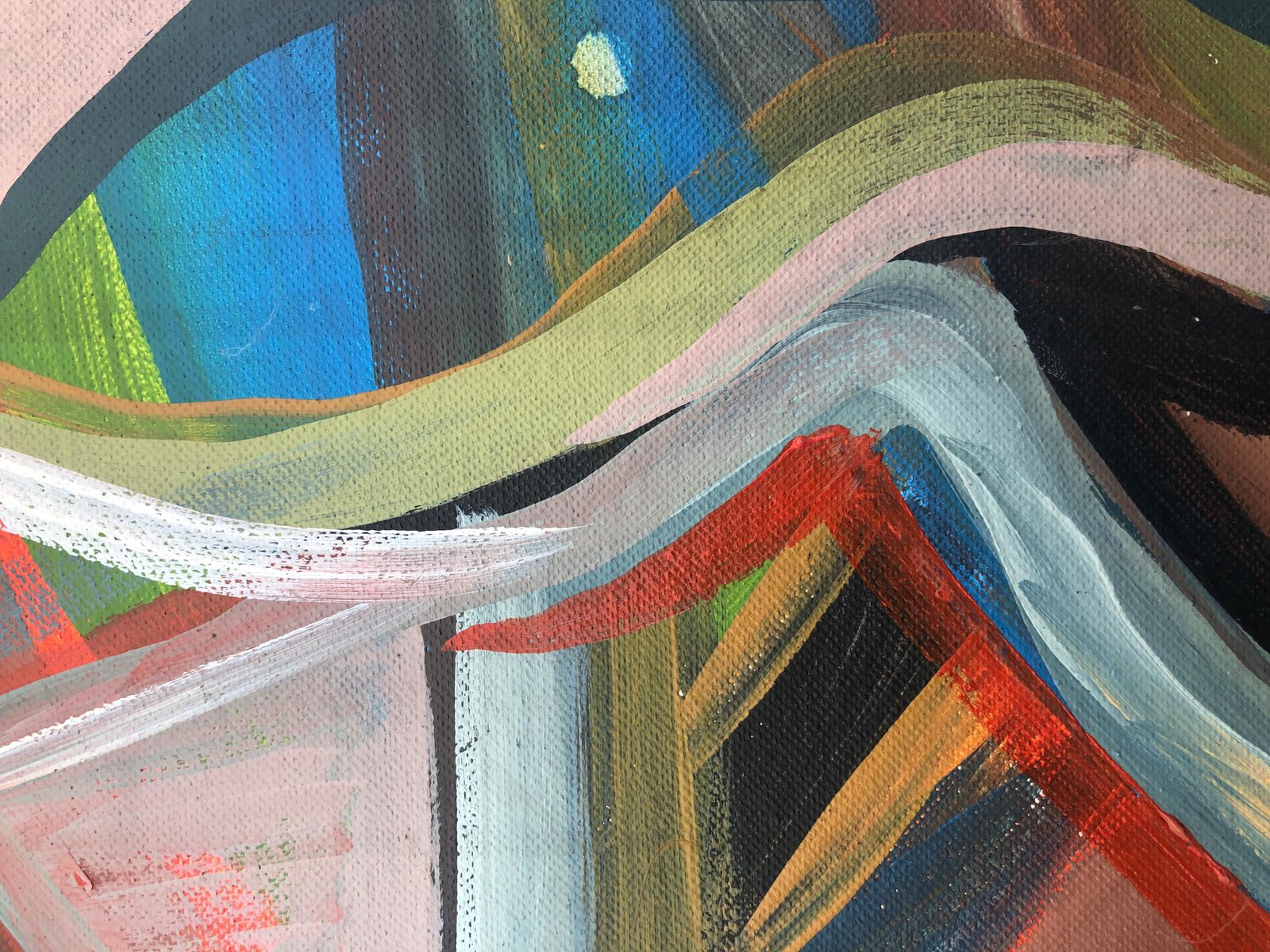 Deyan Valkov Untitled Oil On Canvas Painting Abstract Expressionism 2002 photo 1300.0