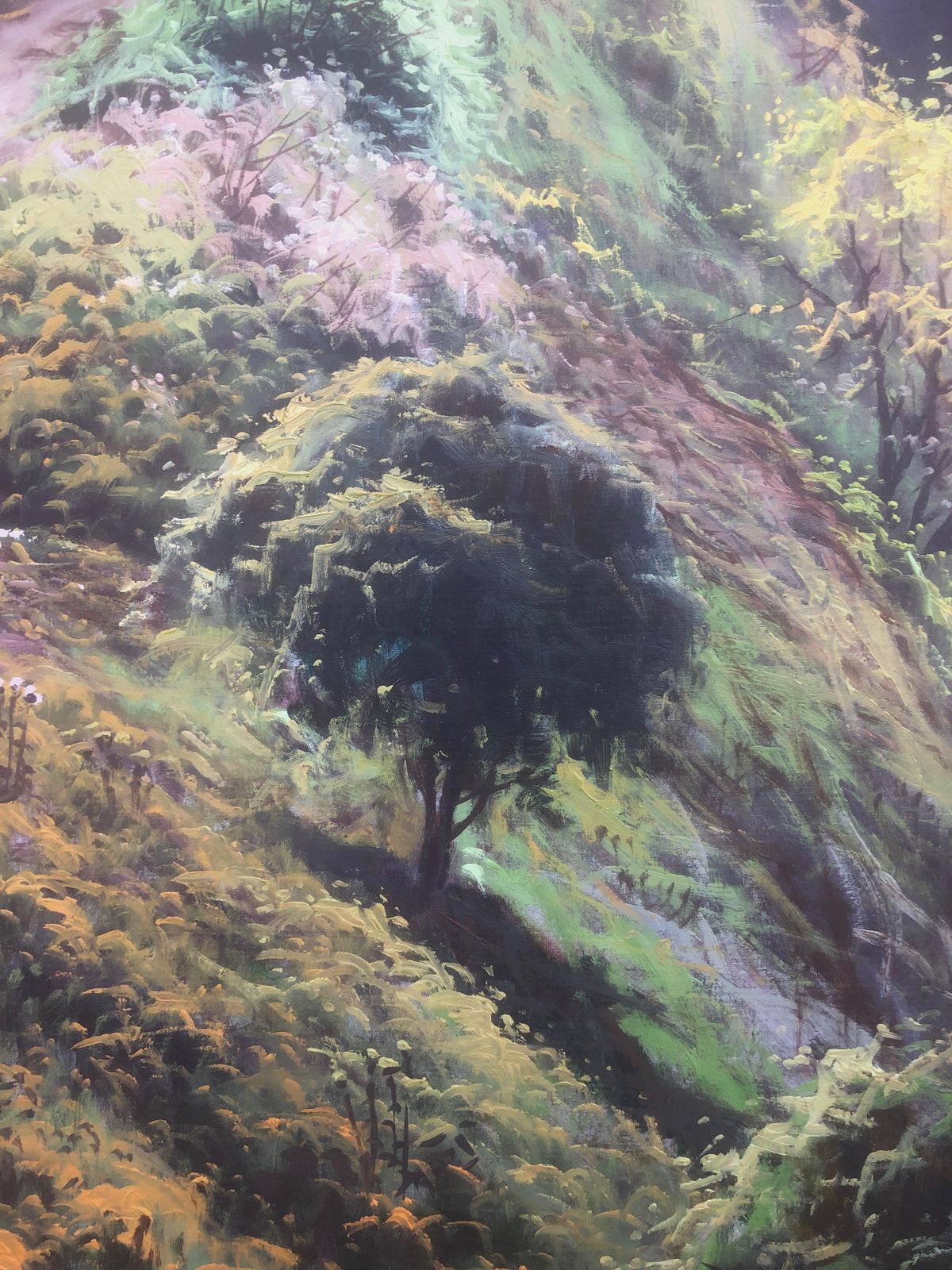 Carlos Sempere Peaks Of Europe Spain Oil On Canvas Painting Spanish Landscape 2012 photo for sale