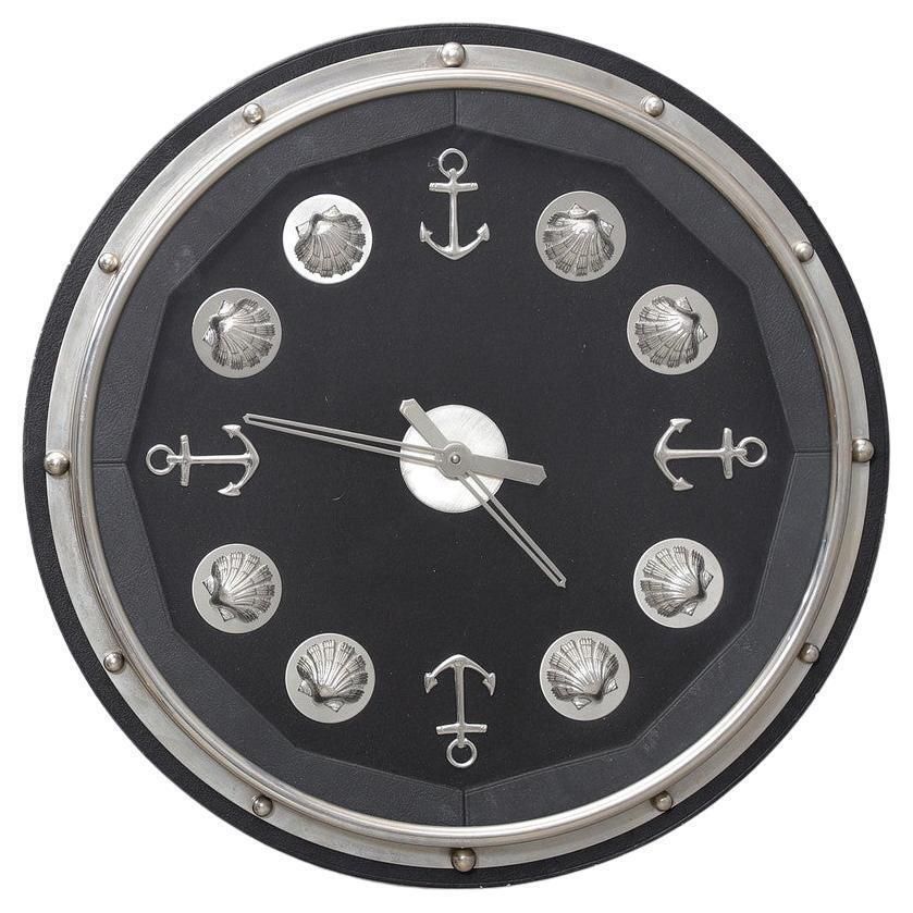 Huge Midcentury Wall Swiss Made Clock By Reform Brevet