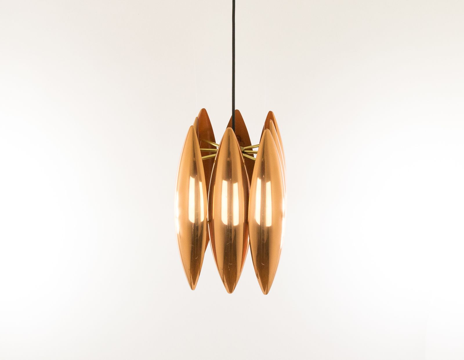 Copper Kastor Pendant By Jo Hammerborg For Fog & Mørup, 1960s photo furniture