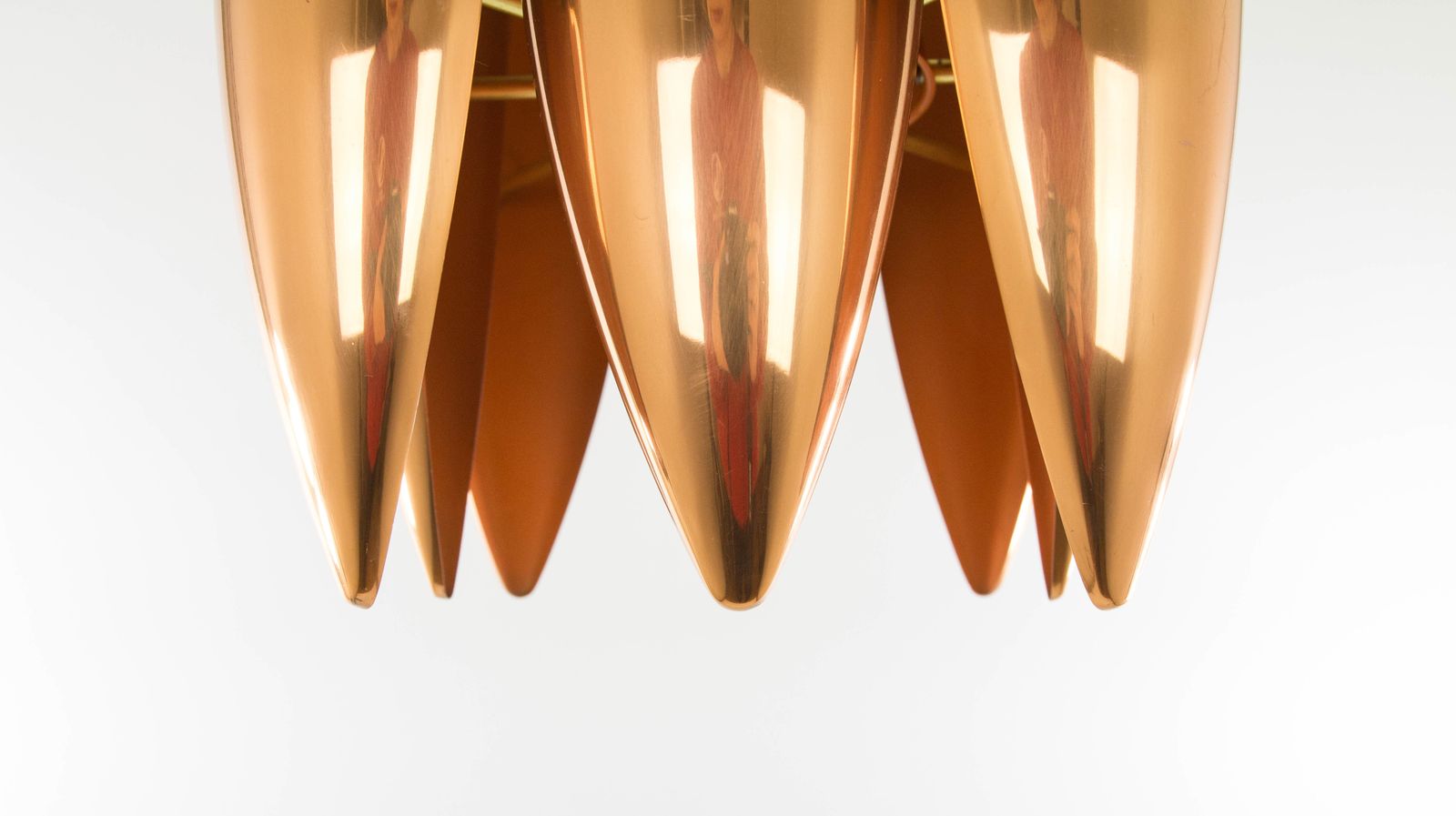 Copper Kastor Pendant By Jo Hammerborg For Fog & Mørup, 1960s photo Lighting