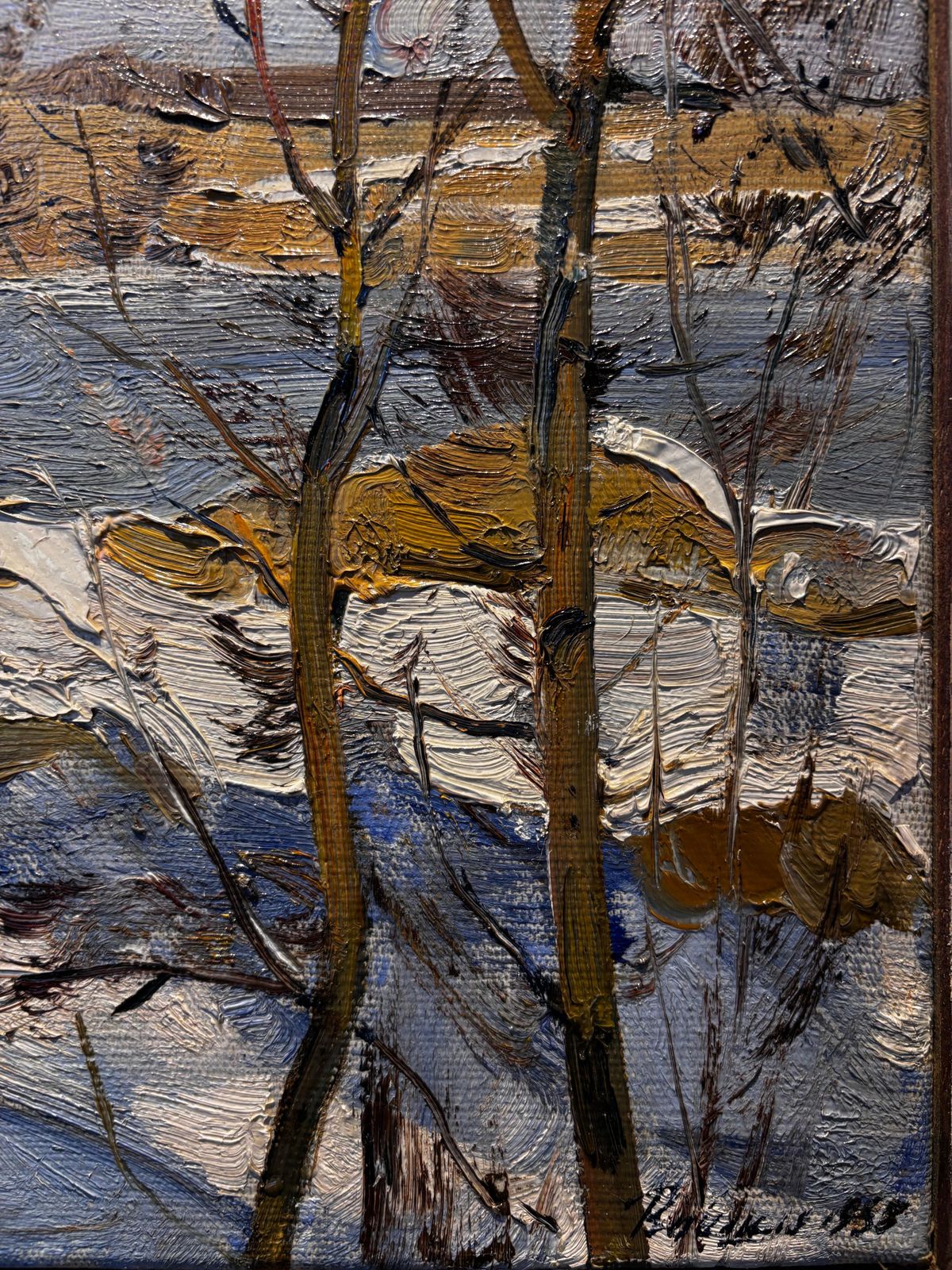 Leonid Vaichiliaombre Della Primavera     Cm. 27 X 33 Olio Su Tela 19681968 photo 2381.0