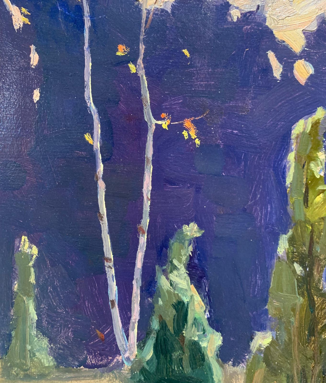 Vladimir Joukov"Autumn Fairy Tale, Forest Of The Fairies" Oil Cm. 33 X 45 19531953 photo 2976.0