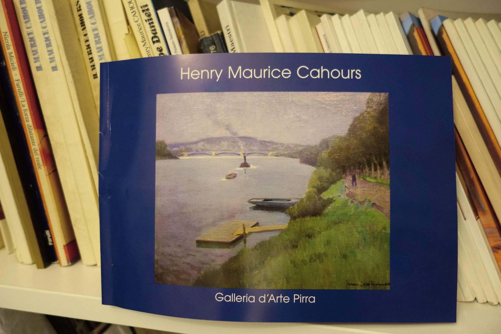 Henry Maurice Cahours"La Seine à Puteaux"   Oil, Cm. 55 X 46, 1930 Ca 1930 Ca photo vintage