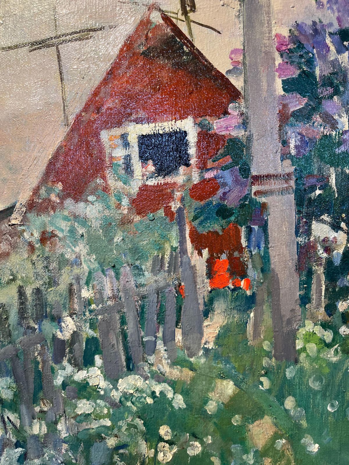 Gleb Savinov" Summer Evenings "  Oil Cm. 70 X 75 19761976 photo 7655.0