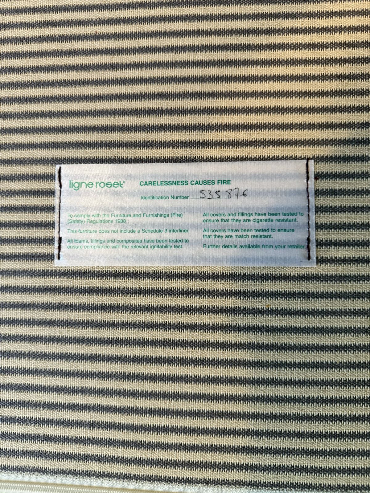 Vintage Green Plumy Two Seater Sofa By Ligne Roset By Annie Hiéronimus photo buy