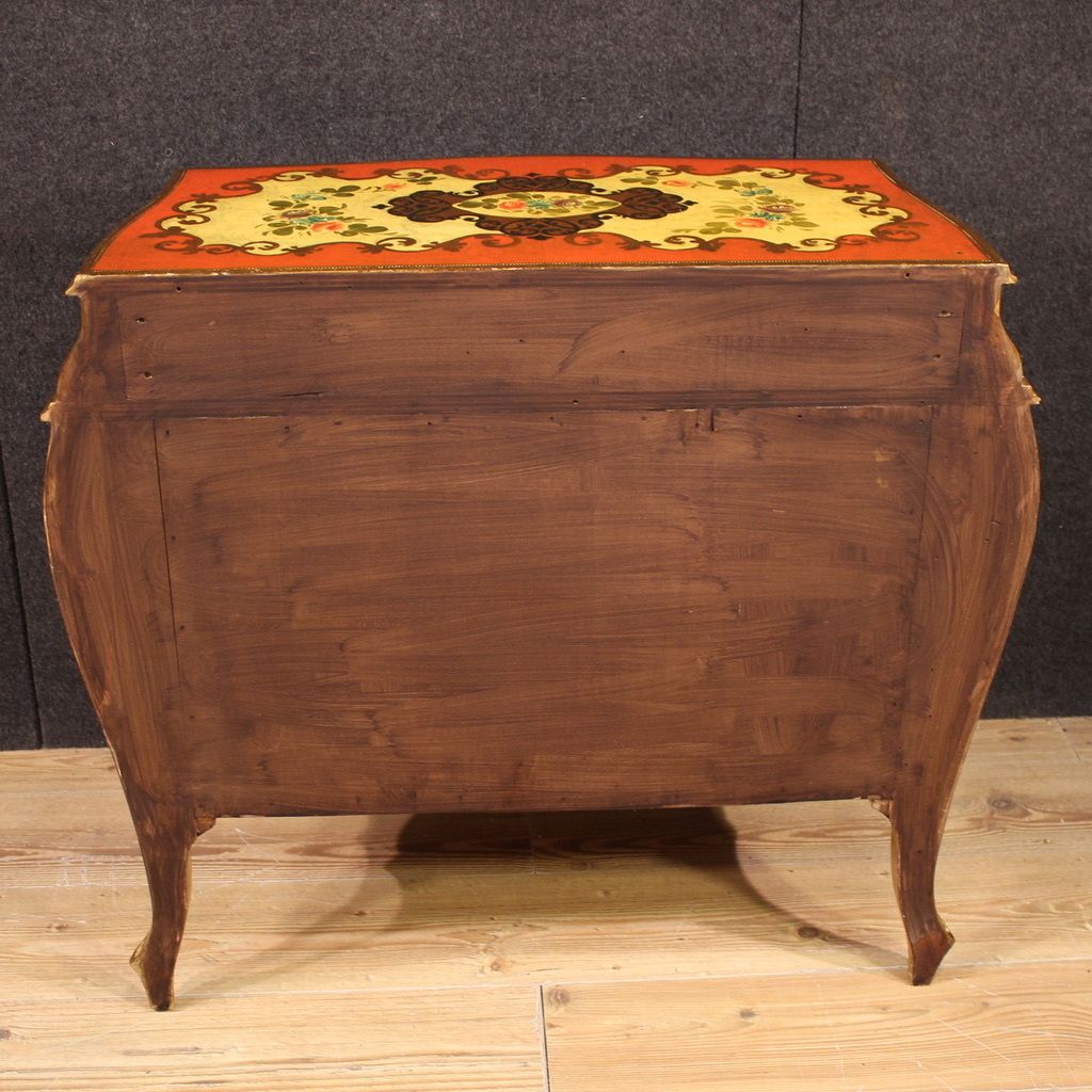 photo for sale Small Lacquered Dresser In Tuscan Style From The 20th Century