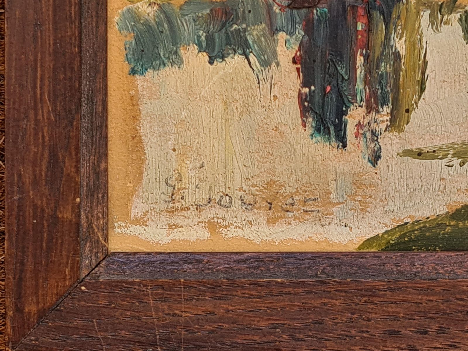 photo furniture G Jouyetbarbizon School Landscape, Le Moucherotte. Oil.