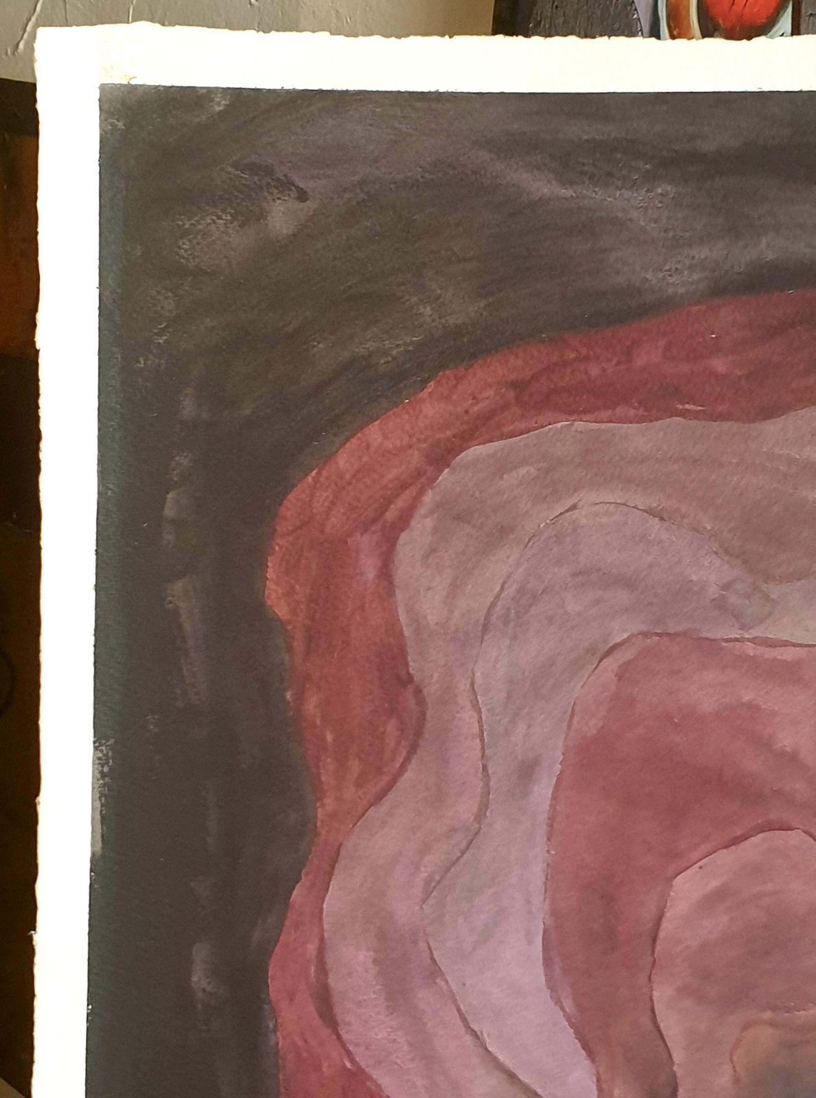 Derek Carruthers Surrealist Gouache On Paper, 'Threshold Or Pagans'.2012 photo buy